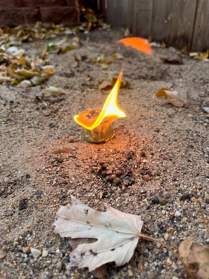 RED AND WHITE Red Pine Out Post Logo Coffee Mug and 5 Fire Starters Kit